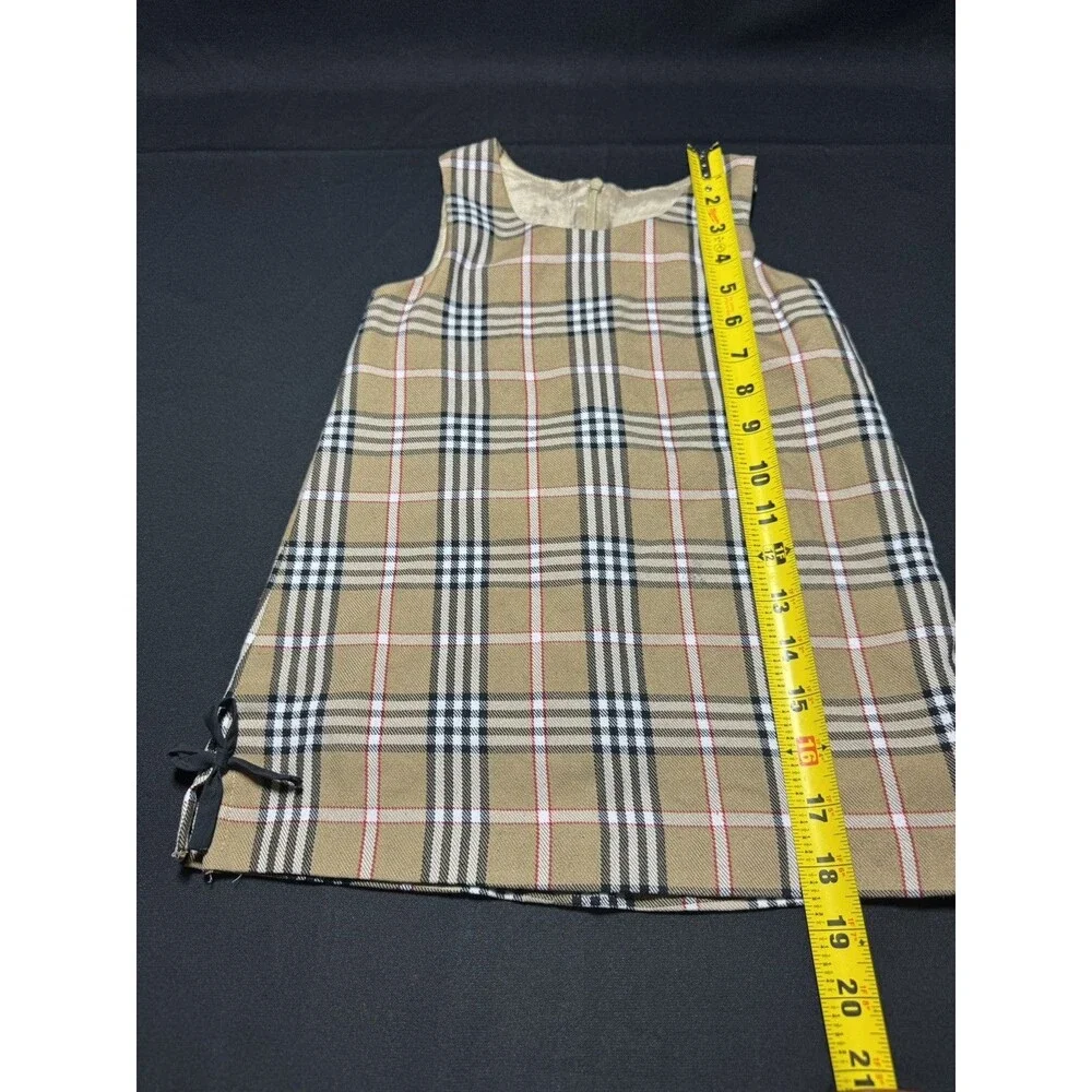 VTG Cottontail Originals Girls' 2T Plaid Dress US Made Preppy Retro Classic